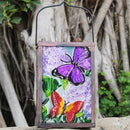 Hanging Solar Lantern, Outdoor Decorative, LED Solar Butterfly Lights, Tabletop Lamp for Outdoor Patio Garden by GreenHaven Gardens