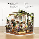 Rolife DIY Miniature House Kit Miller's Garden, Tiny House Kit for Adults to Build, Mini House Making Kit with Furnitures, Halloween/Christmas Decorations/Gifts for Family Friends (Miller's Garden) by TinyTreasures Baby Boutique