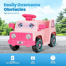 6V Toddler Ride-On Car with Horn LED Front Light Rear Storage and Eyes Theme – Fun & Safe Electric Car for Boys & Girls 18+ Months – Perfect for Little Explorers(Pink Eyes) by TinyTreasures Baby Boutique