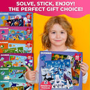 QUOKKA Magnetic Toddler Puzzles Ages 4-6 - 2x48 Travel Puzzles Games for Kids 3-5 Years Old - Activities Car Toy for Boys and Girls 2-4 yo - Polar & Jungle Animals Learning Magnet for Road Trip by TinyTreasures Baby Boutique