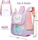 SUN EIGHT Toddler Lightweight Backpack for Girls Cute 3D Animal Waterproof Schoolbag for Baby Girl Boy 2-5 Years（Rabbit） by TinyTreasures Baby Boutique