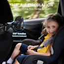 AMACOOL Battery Operated Stroller Fan Flexible Tripod Clip On Fan with 3 Speeds and Rotatable Handheld Personal Fans for Car Seat Crib Bike Treadmill (Black) by TinyTreasures Baby Boutique