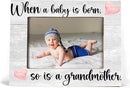 First Time Grandma Gifts, New Grandma Gifts First Time 2025, Grandma Frame, When a Baby is Born So is a Grandmother, Picture Frame, Photo Frame 8X10 by TinyTreasures Baby Boutique