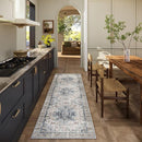 Machine Washable Kitchen Runner Rugs: 2'x6' Hallway Runner Rug Non Slip Low Pile Stain Resistant Soft Carpet Runners for Hallways Indoor Entryway Kitchen Laundry Room Beside Farmhouse by TinyTreasures Baby Boutique