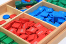 Adena Montessori Stamp Game,Montessori Wooden Math Materials Counting Toy, Early Development Wooden Math School Teaching Aids,Sensorial Educational Tools Preschool Early Learning Toys for Kids by TinyTreasures Baby Boutique
