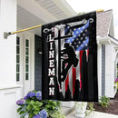 FLAGWIX American Flags - Lineman Flag MLH896F, House Flag (29.5" x 39.5") - Lineman Decorations, USA House Garden Flags Premium Polyester - Decorative Outdoor Flags by GreenHaven Gardens