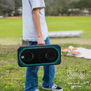 Altec Lansing Shockwave 200 Wireless Party Speaker 180W Bluetooth Speaker with a Long Lasting 12 Hour Battery, Multi LED Party Modes, Multiple bass Boost Modes, Party Sync, AM/FM Radio by TinyTreasures Baby Boutique