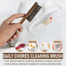 Takavu Horsehair Laundry Stain Brush Set (2 Pack) - Soft Bristle Spot Cleaner for Delicate Fabrics, Clothes Pre-Wash, Gentle Garment Care Tool by CozyNest Decor