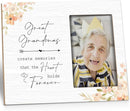 Great Grandma Picture Frame - Great Grandma Gifts from Grandkids, Sympathy Gifts for Loss of Great Grandma, Great Grandma Memorial Wooden Frame for Tabletop or Wall Hanging 4x6 Photo by TinyTreasures Baby Boutique