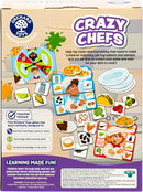 ORCHARD TOYS Crazy Chefs Game - New Art, Help The Crazy Chefs Gather Their Ingredients & Utensils to Prepare a Delicious Meal, The Player Whose Dish is Ready First Wins, Ages 3-6, for 2-4 Players by TinyTreasures Baby Boutique