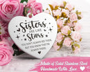 Sisters Gifts from Sister for Sister from Brother, Best Sister Gifts Unique Sister Birthday Gifts for Sister in Law Soul Sister, Moon Crystal Suncatcher for Window Hanging Decor by GreenHaven Gardens