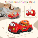 2-in-1 Toddler RC Car & Steering Wheel Toy with Music | Interactive Simulation Driving Adventure Toy for 18+ Months Baby Learning | Gift for 1.5+ Years Old Boys Girls by TinyTreasures Baby Boutique