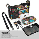 TOPDesign Universal Baby Stroller Organizer, Stroller Caddy with Detachable Mesh Bag & Heightened Insulated Cup Holders & Non-Slip Secure Hooks Accessories, Fits Most Strollers (Yoga) by TinyTreasures Baby Boutique