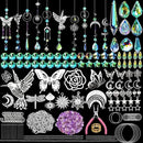 IcosaMro 420PCS Sun Catcher Arts and Crafts for Adults Crystal Suncatcher Crafts Kit for Adults Suncatchers DIY Making Supplies for Indoor Window Hanging, Outdoor Garden Decor Wedding Christmas by GreenHaven Gardens