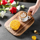 Acacia Wood Cutting Board - Wooden Kitchen Cutting Board for Meat, Cheese, Bread,Vegetables &Fruits- Charcuterie Board Cheese Serving Board with Handle,12" x 7” by CozyNest Decor