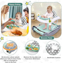 Foldable Baby 5-in-1 Activity Walker - Rocker, Activity Center, Bouncer, Seat Walker, Push Walker - Adjustable Speed Rear Wheels and Height Toys Ages 6-18 Months… (Mint Green) by TinyTreasures Baby Boutique