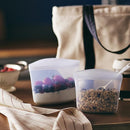 Stasher Premium Silicone Reusable Food Storage Bags, 2-Pack, Multi, Multi-Use Food Storage Bags, Lunch Bag, Travel Containers, BPA Free, Leak-free, Dishwasher-Safe, Eco-friendly by TinyTreasures Baby Boutique