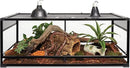 Zilla QuickBuild Reptile 65 Gallon Glass Terrarium Habitat with Sliding Door For Geckos, Snakes, Lizards, Frogs, Turtles, and Tortoises, 48" x 18" x 18" by CozyNest Decor