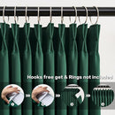 KEQIAOSUOCAI Hunter Green Blackout Curtains with Pinch Pleat, Dark Emarald Green Room Darkening Curtain 84 Inches Long, Thermal Insulated Window Treatment with Hooks 40x84-2PCs by TinyTreasures Baby Boutique