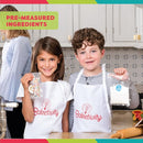 Baketivity Kids Baking Set, Meal Cooking Party Supply Kit for Teens, Real Fun Little Junior Chef Essential Kitchen Lessons, Includes Pre-Measured Ingredients (Baketivity Kit, Bagels) by TinyTreasures Baby Boutique
