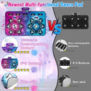 Rechargeable Dance Mat - Double User Play Mat with Extra Large Size (59*38 in), Dancing Music, Challenge Game, Piano Mode, LED Lights, Christmas Birthday Gift for Kids Girls Boys 3-12 Year Old by TinyTreasures Baby Boutique