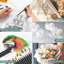 120 Sheets 8.5”x 11” Tracing Paper for Drawing Pad Book Sketchbook Coloring Painting, 25 lb/41gsm, Loose Translucent Vellum Paper Trace Tracing Paper for Sketching, Overlaying by TinyTreasures Baby Boutique
