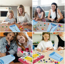 Arts and Crafts for Kids Ages 8-12,Friendship Bracelet Making Kit for Girl,Kids Jewelry Making Kit with 28 Pre-Cut Threads,Christmas Birthday Gifts for Ages 6 7 8 9 10 11 12 Year Old Light Blue by TinyTreasures Baby Boutique
