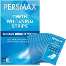 Teeth Whitening Strips for Sensitive Teeth Enamel Safe Whitening Kit No-Slip Remove Coffee Wine Smoking Stains Professional 14 Treatments 28 Strips by CozyNest Decor