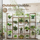 Bamworld Large Plant Stand Indoor Outdoor Hanging Shelf for Multiple PlantsTall Large Holder for Living Room Patio Balcony Garden by GreenHaven Gardens