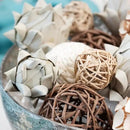 ANDALUCA Decorative Balls Bag Bowl Filler Home Decor (Artichoke) by CozyNest Decor