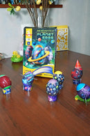 Egg Decorating Kit Planet Eggs & Unicorn Eggs - Complete Decorative Eggs Set with Liquid Dyes, Thermal Stickers, Egg Stands, and More - Fun Easter Egg Dye Kit Arts and Crafts for Kids (Pack of 2) by TinyTreasures Baby Boutique