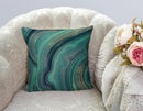 TSSOHU Throw Pillow Cover 18x18 Inch Luxury Green Marble Home Decor Pillowcas Square Cushion Cover for Sofa Bed Couch by CozyNest Decor