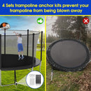 SKYUP Tranpoline 1500LBS 16 15 14 12 10 8 FT Tranpoline for 7-10 Kids and Adults, Windproof Outdoor Tranpoline with Enclosure Net, Basketball Hoop, Easy to Install & Last Long - ASTM Approved by TinyTreasures Baby Boutique