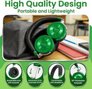 Puro Sound Labs JuniorJam Plus Volume-Limiting Wireless Bluetooth Headphones for Kids, Secure Audio with Adjustable On-Ear Design, 22-Hour Battery, Ideal for Tablets, Smartphones & PCs - Green by TinyTreasures Baby Boutique
