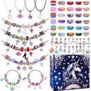 AIPRIDY Charm Bracelet Making Kit,Unicorn Mermaid Crafts Gifts Set Can Inspires Imagination and Creativity,Jewelry Making Kit Perfect Gifts for Girls 5-12 Years Old (125 Pieces) by TinyTreasures Baby Boutique