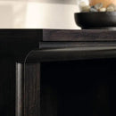 Sauder 3 Tier Book Shelf Wooden Bookcase Multipurpose Bookshelf for Home Office, Living Room, in Estate Black by CozyNest Decor