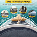 Marine Carpet,6 FT x 18 FT Dark Gray Indoor Outdoor Carpet 0.2" Thick Boat Carpet with Water-Proof TPE Backing, Non-Slide Outdoor Marine Carpet Roll for Home, Patio, Porch, Deck by CozyNest Decor