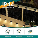 SOLPEX Solar Deck Lights Outdoor 20 Pack, Solar Step Lights Waterproof Led Solar Lights for Outdoor Stairs, Step, Fence, Yard, Patio, and Pathway(Warm White) by GreenHaven Gardens