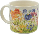 The Unemployed Philosophers Guild Bee Garden Coffee Mug - Features Beautiful Watercolor Flowers and Buzzing Bees - Comes In A Fun Gift Box, 14 oz by CozyNest Decor