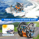 13-in-1 Solar Robot Toys for Ages 8 9 10 11 12 Year Old Boys Girls, STEM Science Kits for Kids Age 8-12, Building Experiments Robotics Kit STEM Projects for Kid Christmas Birthday Gifts (Gray) by TinyTreasures Baby Boutique