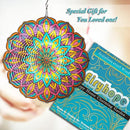 Wind Spinner Purple Tulip Mandala Wind Spinners for Yard & Garden Hanging Wind Sculpture & Spinners 3D Kinetic Metal Art Decor Outdoor Ornament, Fun Mandala Gifts for Women/Mom/Dad/Men/Girl by GreenHaven Gardens