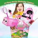 Bug Catcher Kit & Outdoor Explorer Kit for Kids, 10 Pcs Bug Catching Kit with Toy Cage, Backpack, Flashlight, Manifying Glass, Toy Net, Outdoor Exploration Toys Gift for Boys Girls 3-12 by TinyTreasures Baby Boutique