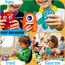 TUZT My First Sewing Kit for Kids - Monster Sewing Craft Kit for Beginners with 12 Pre-Cut Monster Plush Toys, Scissor, Plastic Needles & Thread, DIY Felt Crafts Project for Girls & Boys Ages 4-12 by TinyTreasures Baby Boutique