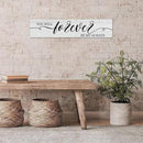 Generic Funny Wood Sign You Will Forever Be My Always Everywhere Rustic Wooden Hanging Sign Home Farmhouse Kitchen Wall Decor 16 x 4 Inch by CozyNest Decor
