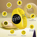 Kids Watches for Girls Boys Digital Sport Watch with Step Counter Pedometer Vibration Alarm Clock, No App Waterproof Fitness Tracker Kids Watch Boys Girls Teens Students Ages 5-16 by TinyTreasures Baby Boutique