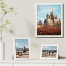 Vittanly 11x14 Picture Frames Set of 9, Shatter Resistant Plexiglass, Display 8x10 Pictures with Mat or 11x14 without Mat, Photo Frames for Wall or Tabletop, Engineered Wood, White by CozyNest Decor