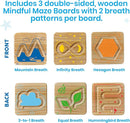 hand2mind Wooden Mindful Maze Set, Tactile Sensory Toys for Toddlers, Anxiety Relief Items, Calm Down Corner Supplies, Emotional Regulation Tools for Kids, Play Therapy Toys, Mindfulness Gifts by TinyTreasures Baby Boutique
