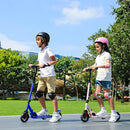 Caroma Electric Scooter for Kids Ages 6-12,150W/180WMotor,10 MPH Max Speed & 7 Miles,Colorful Lights,Adjustable Height & Speed,LED Display,Foldable Kids Electric Scooter 132 Lbs Max Load,Idea Gift by TinyTreasures Baby Boutique