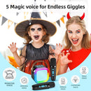 Kinglucky Mini Karaoke Machine for Kids, 2025 TOP Birthday Gifts Ideas for 3-12 Year Old Girls, Christmas Party Gifts Kids' Personal Video Players Accessories with 2 Wireless Microphones-Black & Blue by TinyTreasures Baby Boutique