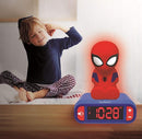 LEXiBOOK - Marvel Spider-Man Digital Alarm Clock with Night Light Snooze and Marvel Spider Man Superheroes Sound Effects - Boys Clock - Luminous Spiderman, Blue - RL800SP by TinyTreasures Baby Boutique